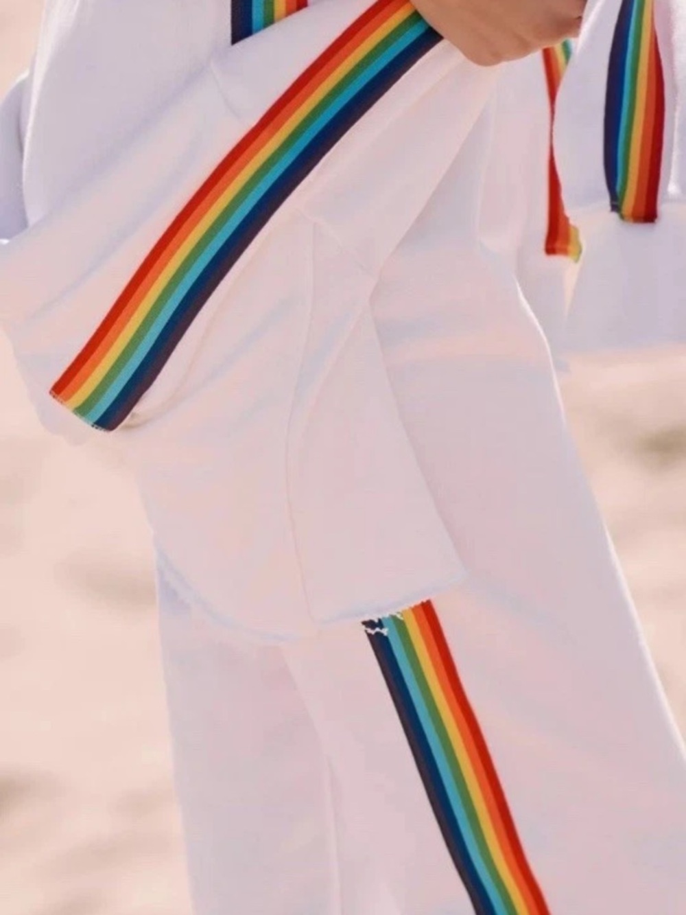 Spiritual Gangster Sweatpants Women’s Size XS Rainbow Luna Loungewear Athleisure - Picture 3 of 11